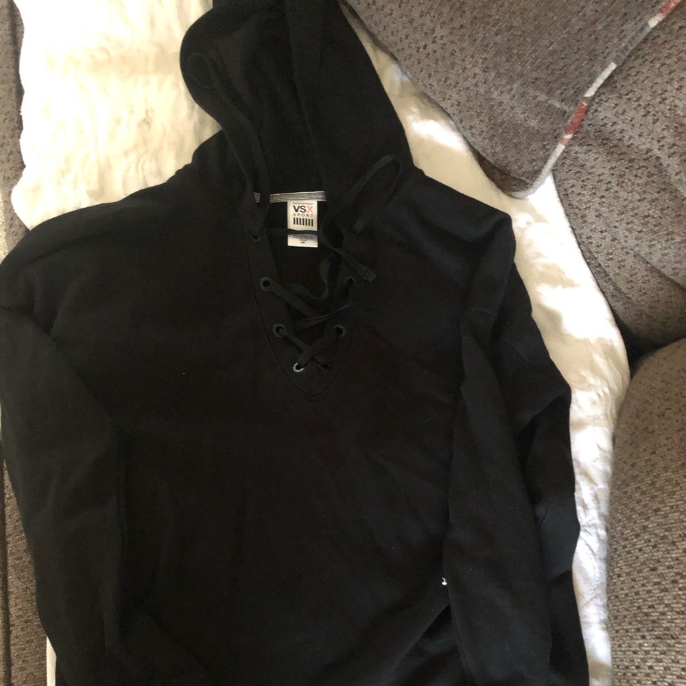 Victoria’s Secret lace criss cross sweatshirt